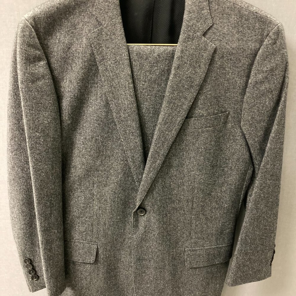 Hugo Boss " The Crowley Soft 1" Charcoal Stretch Fit Suit